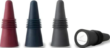 Set de 4 Tapones Herméticos para Vino – Conserva la Frescura por Más Tiempo