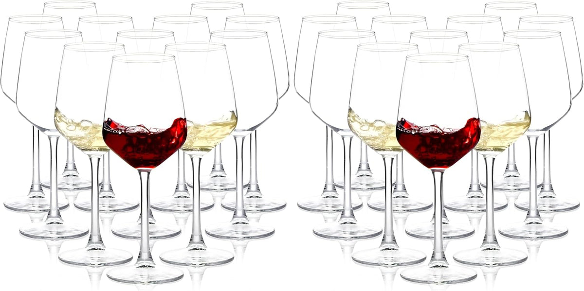 Set de 12 Copas de Vino de Tallo Largo – Ideal para Cenas y Eventos