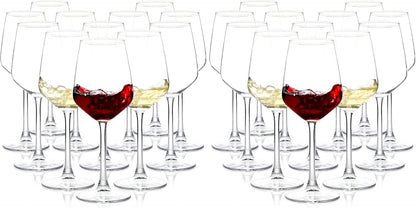 Set de 12 Copas de Vino de Tallo Largo – Ideal para Cenas y Eventos