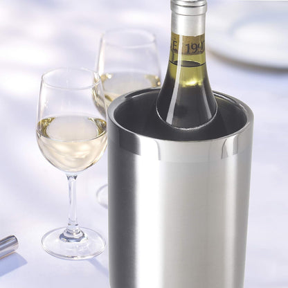 Enfriador de Vino Térmico de Acero Inoxidable – Mantiene tu Botella Fría por Horas