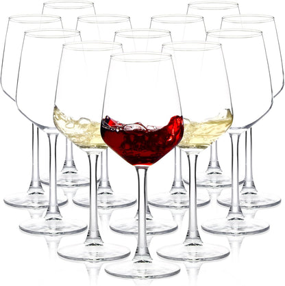 Set de 12 Copas de Vino de Tallo Largo – Ideal para Cenas y Eventos