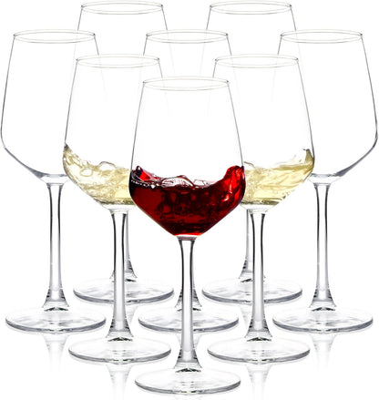 Set de 12 Copas de Vino de Tallo Largo – Ideal para Cenas y Eventos
