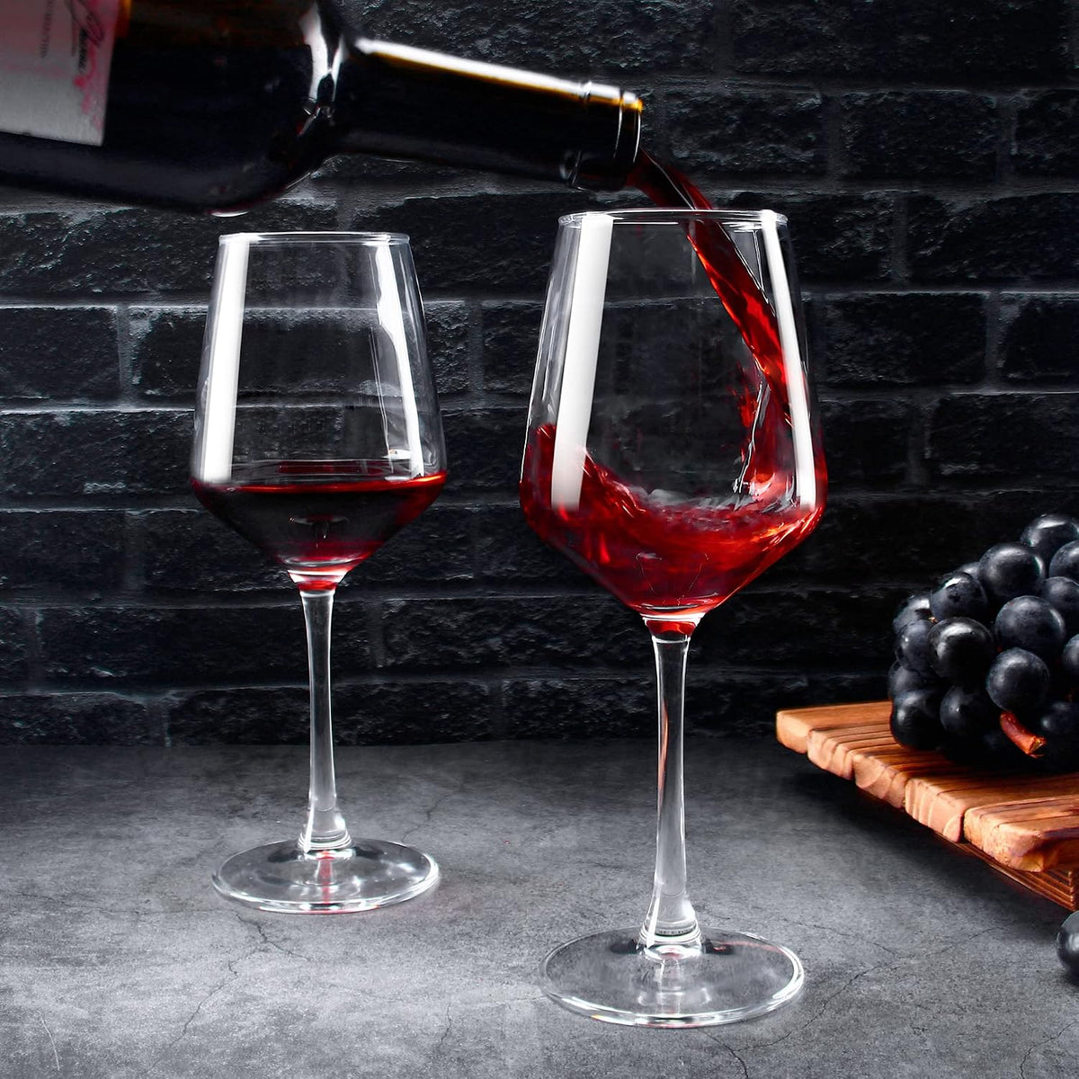 Set de 12 Copas de Vino de Tallo Largo – Ideal para Cenas y Eventos