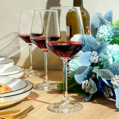 Set de 12 Copas de Vino de Tallo Largo – Ideal para Cenas y Eventos