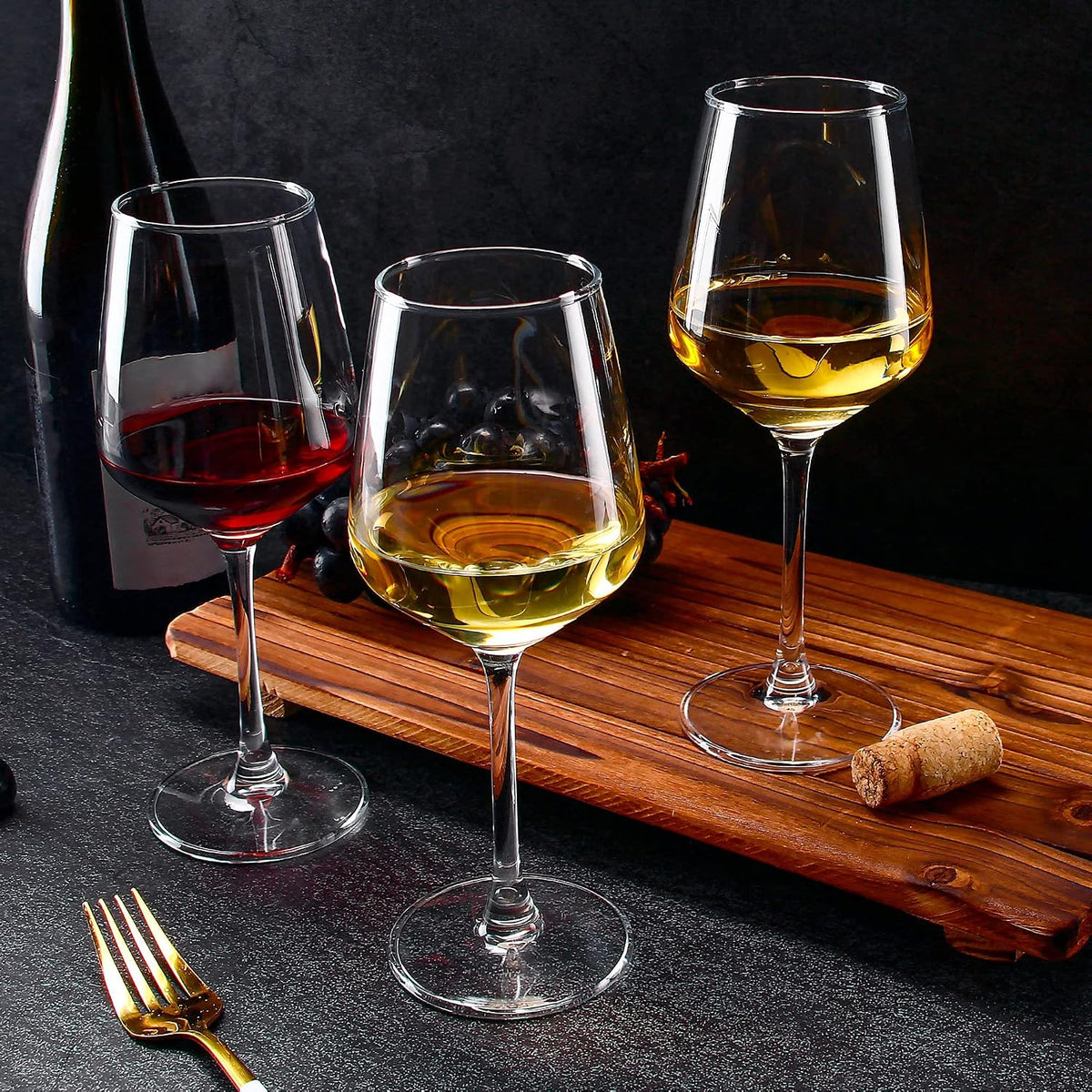 Set de 12 Copas de Vino de Tallo Largo – Ideal para Cenas y Eventos
